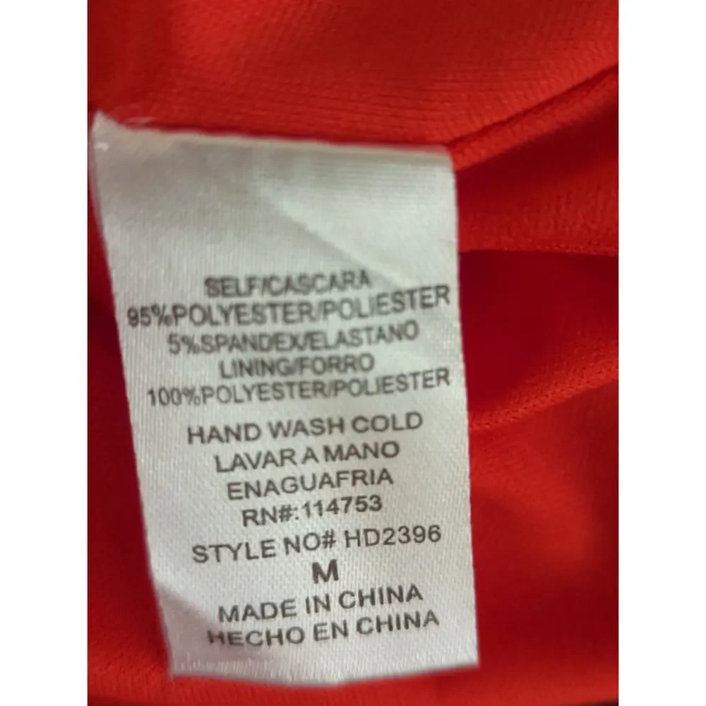 The Clothing Company Embellished Red Cut Out Mini Dress‎ Women's MEDIUM NWT